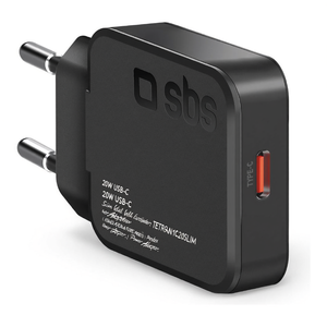 อะแดปเตอร์แปลงไฟแบบติดผนัง USB-C ขนาดบาง 20W สีดำ TETRGAN1C20SLIM - Product Image 2