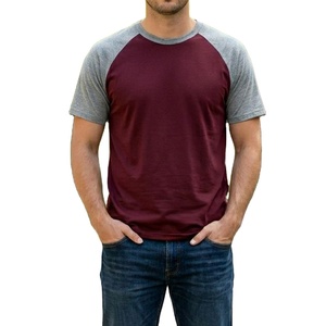 Camiseta Extra Grande Premium para Hombre, 100% Algodón, 180 g/m², Manga Raglán, Estampado Personalizado, Ropa Urbana Informal de Verano, Hecha en - Product Image 1