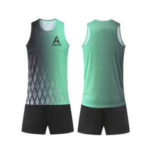 Uniforme de Atletismo de Alto Rendimiento, Conjunto de Camiseta y Pantalones Cortos de Secado Rápido para Equipos Deportivos Profesionales - Product Image 3