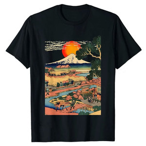 T-shirts col rond à manches courtes avec logo personnalisé pour hommes de qualité supérieure 100% coton nouveau design T-shirts grande taille - Product Image 1
