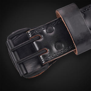 เข็มขัดออกกำลังกายหนังวัวแท้รุ่นใหม่ ระบายอากาศได้ดี สำหรับฟิตเนส เพาะกาย ยกน้ำหนัก แบบมีคันโยก ใช้ได้ทั้งชายและหญิง - Product Image 3