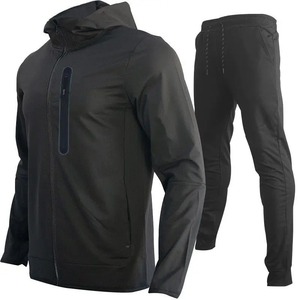 Ensemble de vêtements de sport automne-hiver pour hommes: sweat à capuche et pantalon pour la course à pied en plein air, le jogging, la pêche et la randonnée - Product Image 4