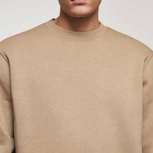 Venta al por mayor de sudaderas personalizadas con hombros caídos para hombre, cuello redondo, mezcla de algodón, corte holgado, jersey de manga larga, sudaderas con capucha, envío DDP - Product Image 2