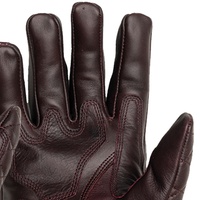 Guantes de cuero de piel de oveja auténtica personalizados para motocicleta, protección de pantalla táctil, guantes de cuero para motocicleta