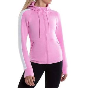 Sweat-shirts d'hiver pour femmes, personnalisés, de haute qualité, à fermeture éclair, unis, surdimensionnés, imprimés, avec impression de logo personnalisé, service OEM en gros, en polaire - Product Image 4