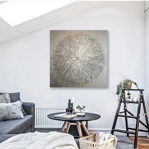 Homedecor phòng khách vẽ tay Kết cấu khung sơn dầu mới vải Áp phích tường nghệ thuật làm bằng tay trừu tượng <span class=keywords><strong>Acrylic</strong></span> hiện đại - Product Image 5