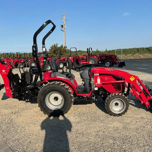 Mini tractor agrícola TYM T25 de precio económico con cargador frontal y trasero, 24HP, 4x4, en venta. - Product Image 1