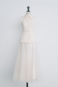 Hermosa Falda plisada para mujer Cintura Poliéster Algodón Material 3 CAPAS MIDI TUL FALDA Vestidos sólidos de Vietnam - Product Image 2