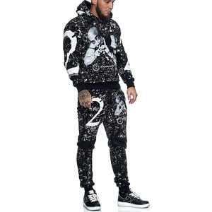 Conjunto de chándal de lana de poliéster deportivo para hombre al mejor precio transpirable y ecológico para ropa deportiva de otoño - Product Image 2