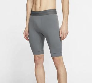 High Street Style Cierre de cintura elástica Patrón sólido Pantalones cortos de compresión Ropa de entrenamiento de gran tamaño Pantalones cortos de compresión - Product Image 4