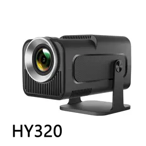 CRELANDER HY320 Mini Projector 4K Wholesale Low Price 1080P LCD 300 Lumens WiFi 6 BT5.0 Home Theater Systems Smart Projector
