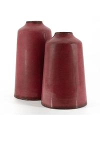 Auténtico florero de hierro vintage hecho a mano de metal desgastado con diseño costero escultórico de pátina rica para ocasiones de boda - Product Image 6