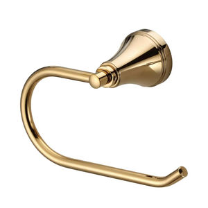 Support mural en laiton de papier hygiénique durable anti-dérapant jetable classique pour un décor de salle de bain élégant - Product Image 1