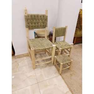 Taburete marroquí hecho a mano, puf otomano, cojín decorativo bohemio, reposapiés tradicional bereber, muebles para la sala de estar. - Product Image 1