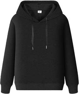 High Quality Custom Logo PULLOVER <b>Hoodie</b> <b>Black</b> Fleece With Embroidered Techniques Best Price for Winter Season - Product Image 6