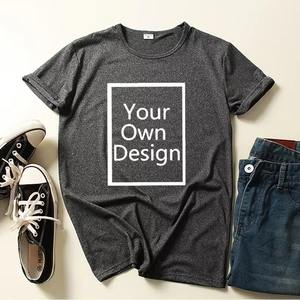 Camiseta de Gran Tamaño con Serigrafía Personalizada, 11 Colores, Estilo Harajuku, Tejido de Punto, Logotipo Fotográfico, Tops para Hombre y Mujer - Product Image 4