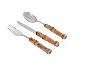Cuivre acier inoxydable or rose utilisé ensemble de couverts pour événement de mariage couverts cuillère et fourchette ensemble de couteaux - Product Image 3