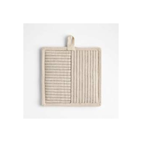 Support de Pot Réutilisable 100% Coton Brodé Matelassé Résistant à la Chaleur pour la Cuisine Pack de Valeur Durable OEM ODM Fabriqué en Inde