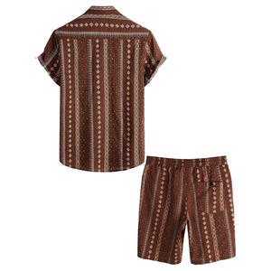 เสื้อยืดพิมพ์ลายสำหรับผู้ชายชุดสั้นผ้านุ่มพิมพ์ลายสำหรับผู้ชาย - Product Image 2