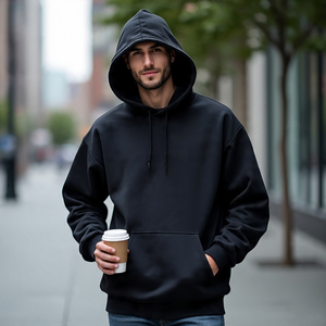 Sudadera con capucha de lana de poliéster y algodón 100% para mujer - Product Image 4