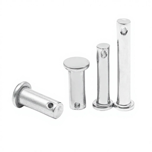 Goupille de positionnement cylindrique à tête plate en acier inoxydable 304, peinte en blanc, avec diamètre de trou de 3 à 12 mm - Product Image 1