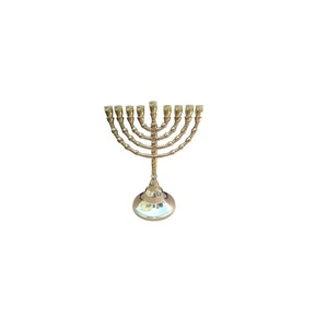 เชิงเทียน menorah ดีไซน์สร้างสรรค์เชิงเทียนโลหะอลูมิเนียมคุณภาพสูงสำหรับตกแต่งบ้านและงานแต่งงานสำหรับคริสต์มาส - Product Image 2