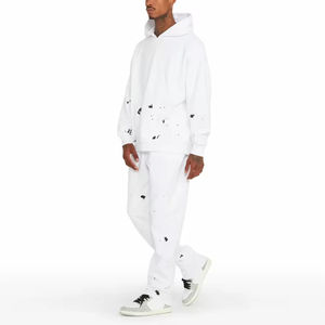 Conjunto Deportivo Informal Personalizado Ronpex International, Chaqueta Cortavientos para Hombre, Invierno, 100% Algodón, 2 Piezas, para Gimnasio y Fitness - Product Image 5