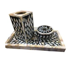 Tendance artisanal indien en bois Mukhar brûleur Royal esthétique décor à la maison Bukhoor encens aromathérapie diffuseur Design arabe - Product Image 4