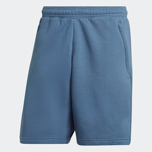 Pantalones cortos de entrenamiento de algodón 100% azul para hombre, ropa deportiva de gimnasio de verano transpirable ligera, cintura elástica cómoda, envío DDP - Product Image 4