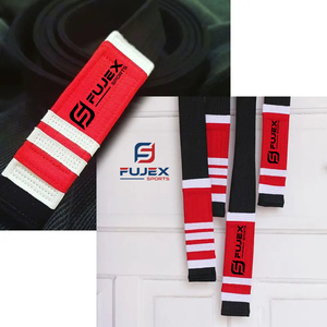 Cintura brasiliana di Jiu-Jitsu adulto Master <span class=keywords><strong>Coach</strong></span> BJJ livello bianco blu viola nero rosso personalizza - Product Image 5