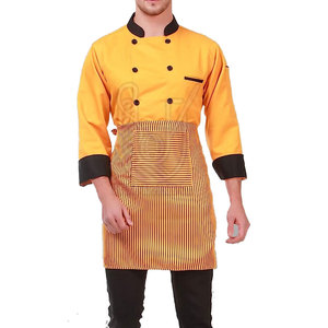 Chaqueta de Chef de Manga Larga para Hombre de Alta Calidad, con Bolsillo, Transpirable, de Algodón, Ropa de Cocina, Fabricante Pakistaní para Uso en Restaurantes y Bares, OEM - Product Image 4