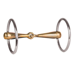 Bridons à anneau lâche de haute qualité pour chevaux, en acier inoxydable, sûrs et durables, équipement d'équitation, support latéral stable, prévient les chutes - Product Image 1