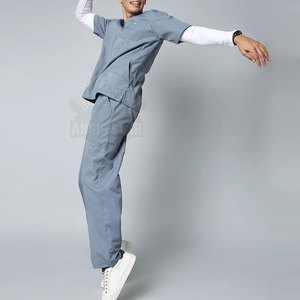 Nueva colección Uniforme de Enfermería Médica Trajes de manga corta Conjunto de Top y pantalones para venta en línea Uniformes de hospital - Product Image 5