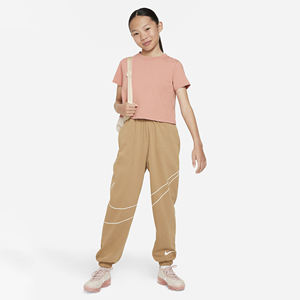 Enfants filles été coton haut court t-shirts à manches courtes avec imprimé solide motif blanc t-shirts pour filles haut court vêtements - Product Image 4