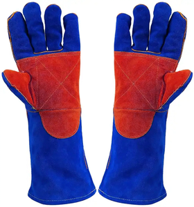 Los mejores guantes de soldadura antideslizantes resistentes al calor y al llama, venta al por mayor, para soldadura Tig guantes de seguridad, protección para brazos y manos - Product Image 4