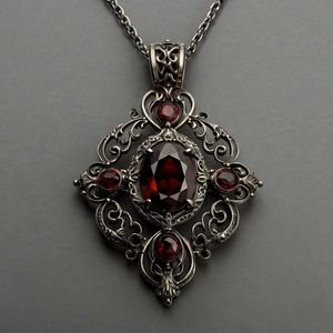 Mặt dây chuyền nhà thờ Gothic sang trọng mạ bạch kim, chạm khắc tinh xảo, trang sức cao cấp, món đồ trang sức nổi bật - Product Image 5