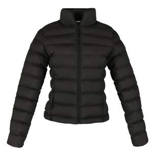 Femmes 2024 Manteau court rembourré pour l'hiver Veste à fermeture éclair Col montant Veste matelassée personnalisée pour femmes Veste matelassée - Product Image 1