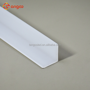 Tam giác khuếch tán bìa của góc nhôm hồ sơ Polycarbonate ép đùn Milky LED khuếch tán nhà máy giá - Product Image 3