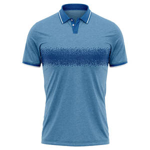 Polo para hombre, camiseta de verano de manga corta de estilo clásico, tela de algodón duradera, ropa directa de fábrica OEM, Polo ajustado - Product Image 1