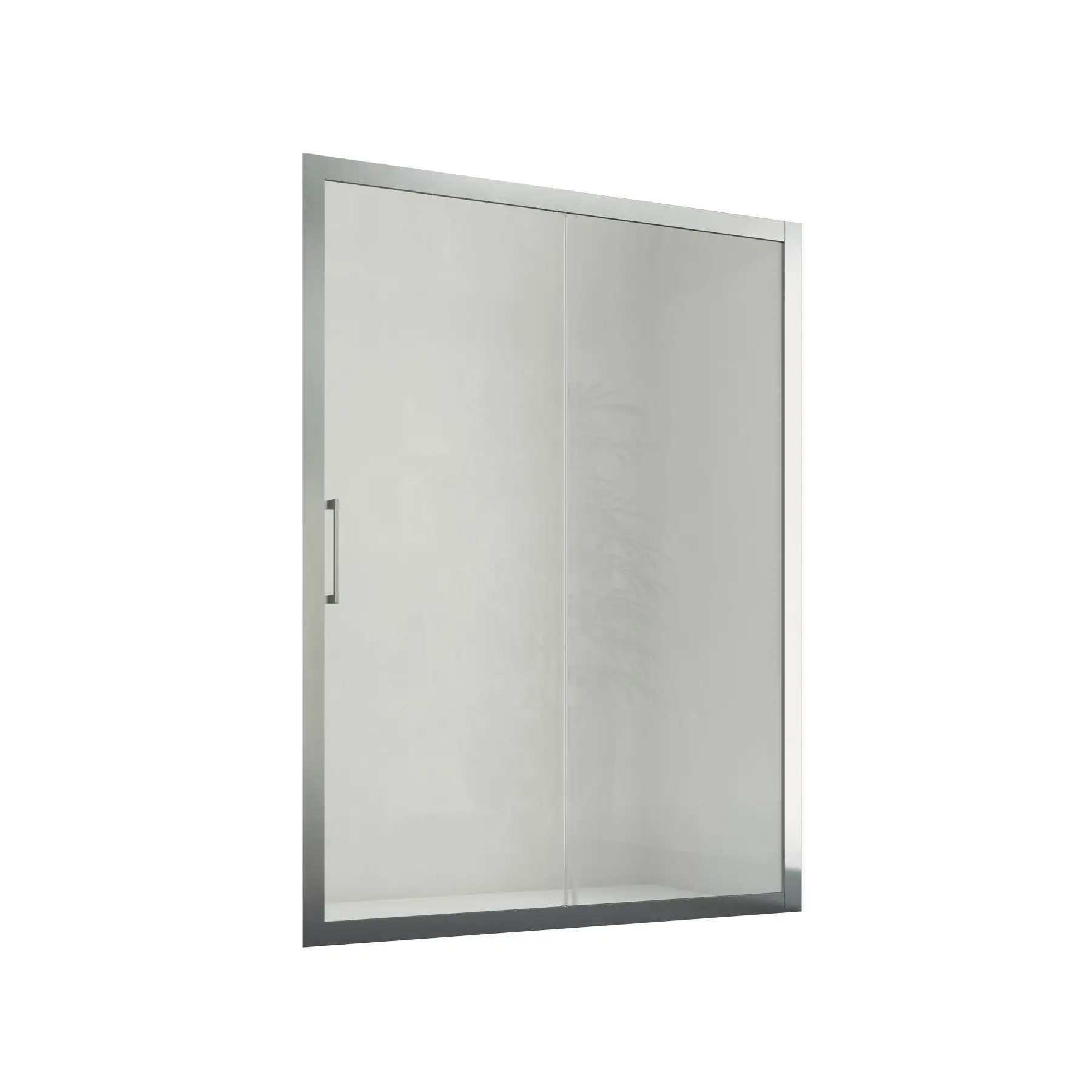 Oxi Slide N1FS cabina doccia nicchia-vetro 6mm-scorrevole laterale-148-156x200cm-porta scorrevole contemporanea