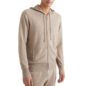 Sudadera con Capucha de Franela de Manga Larga Unisex de Alta Calidad, con Cierre, Capucha Bordada, Diseño Sólido, Impermeable y Resistente al Viento - Product Image 1