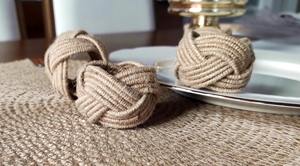 Porte-serviettes en rotin simple pour la mise en place quotidienne de la table à manger et la décoration de la cuisine à domicile avec un style naturel tissé à la main en provenance d'Inde - Product Image 2