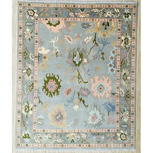 Alfombras Persas Hariz Bizard Anudadas a Mano, Lana de Nueva Zelanda, Color Sólido, Hechas a Mano, Altamente Duraderas, Lavables, Antideslizantes, de Látex, para el Hogar - Product Image 1