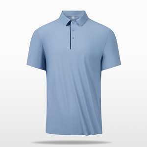 Camiseta de Manga Corta para Hombre, Estilo Informal de Negocios, Holgada, con Estampado, Estilo Jersey sin Costuras para Camisa Polo - Product Image 2