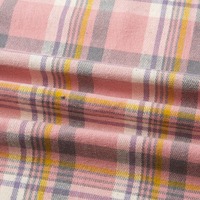 Telas de Franela Tejidas con Hilo Teñido, Patrones Ripstop en Espiga, 100% Algodón, Colores Sólidos para Ropa, Ropa de Cama y Textiles para el Hogar