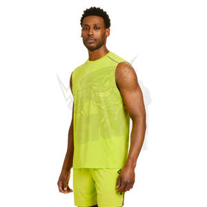 เสื้อกล้ามกล้ามผู้ชายเสื้อออกกำลังกายแขนกุดน้ำหนักเบาชุดฝึกเข้ายิมและชุดลำลองใส่เล่นกีฬาฟิตเนสเพาะกาย - Product Image 2