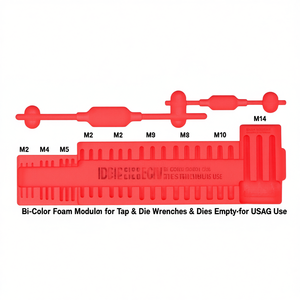 Module en mousse bicolore pour clés et filières à tarauder et filières vides - pour usage USAG - Product Image 2