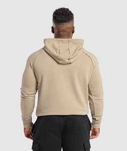 Haute Qualité 100% Coton 400gsm Manches Raglan Streetwear Hoodies pour Hommes Logo Personnalisé Impression Numérique Lourde pour l'Hiver - Product Image 2