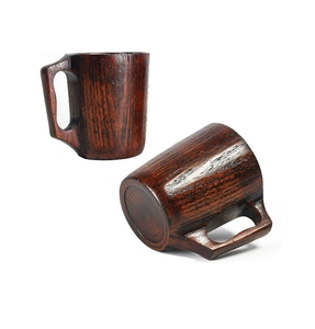 Classic Eco-Friendly <b>Wooden</b> Coffee Mug with Stainless Steel Durable <b>Tankard</b> for Coffee & Beer Lovers & Party Gifts - Product Image 3