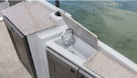 Bateau ponton en aluminium stable approuvé CE pour la pêche sportive lac Yacht aventures aviron bateau de sport gonflable prix d'usine